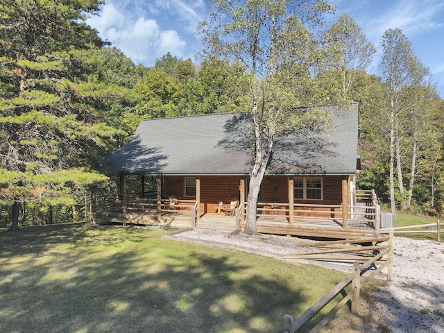 view of rear view of house