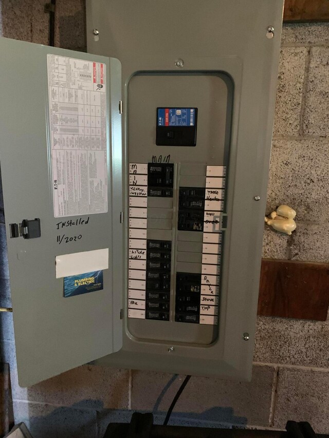 utilities featuring electric panel