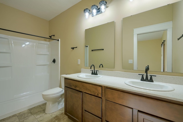 32360 Redbud Ln, Logan, OH 43138 - bathroom featuring double vanity and washtub / shower combination
