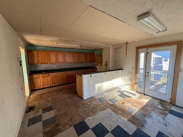 kitchen featuring backsplash