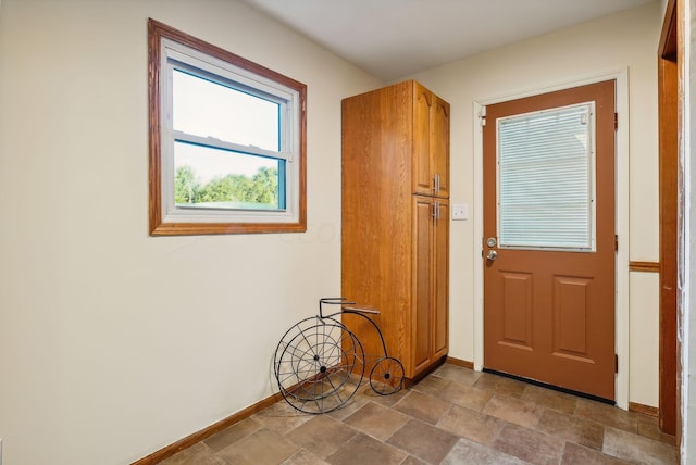 view of doorway to outside