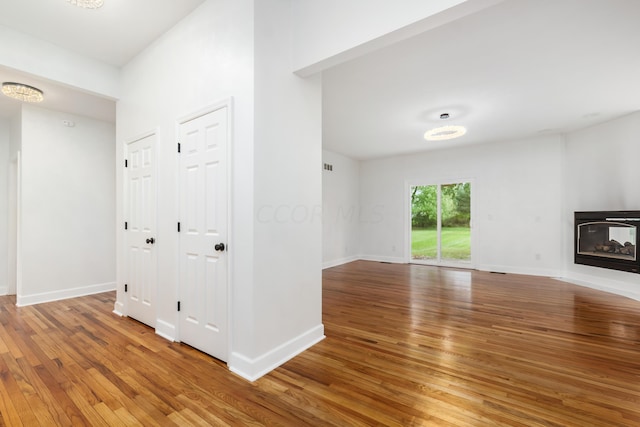 interior space with wood-type flooring