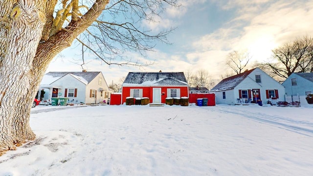 view of front of home