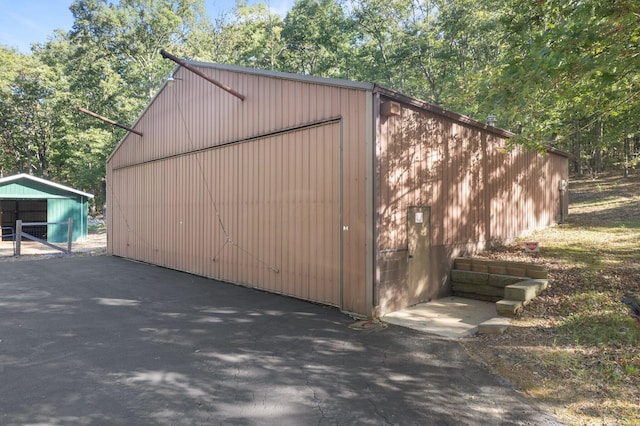 view of outbuilding