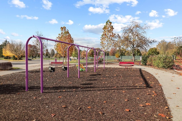 view of play area