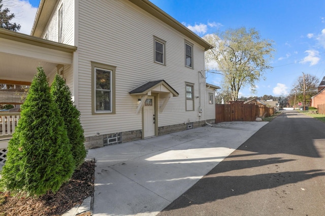 view of rear view of house