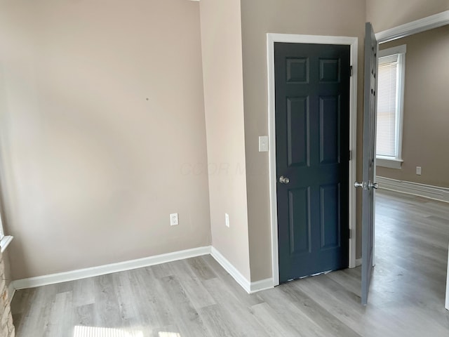 entrance foyer featuring light hardwood / wood-style floors