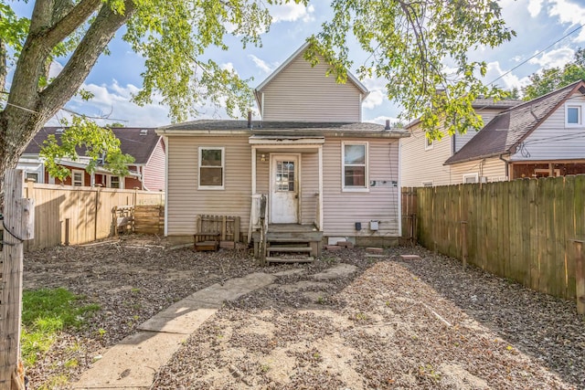 view of rear view of house