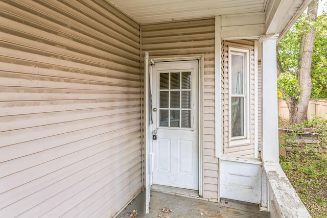 view of entrance to property