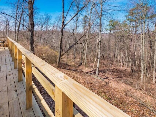 view of deck