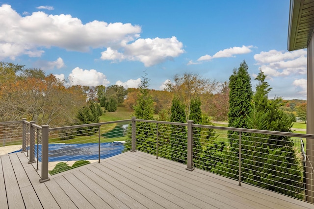 17311 Gambier Rd, Mount Vernon, OH 43050 - view of wooden deck