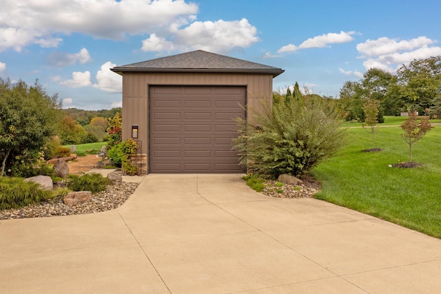 17311 Gambier Rd, Mount Vernon, OH 43050 - detached garage featuring concrete driveway