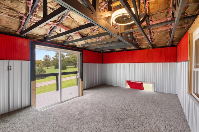 17311 Gambier Rd, Mount Vernon, OH 43050 - below grade area with carpet floors