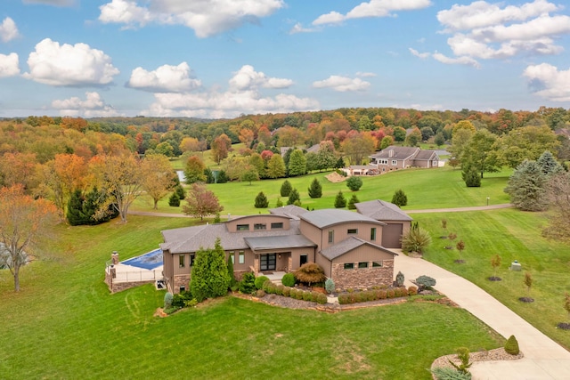 17311 Gambier Rd, Mount Vernon, OH 43050 - view from above of property featuring a forest
