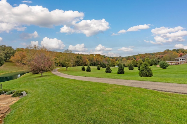 17311 Gambier Rd, Mount Vernon, OH 43050 - view of property's community featuring a water view and a yard