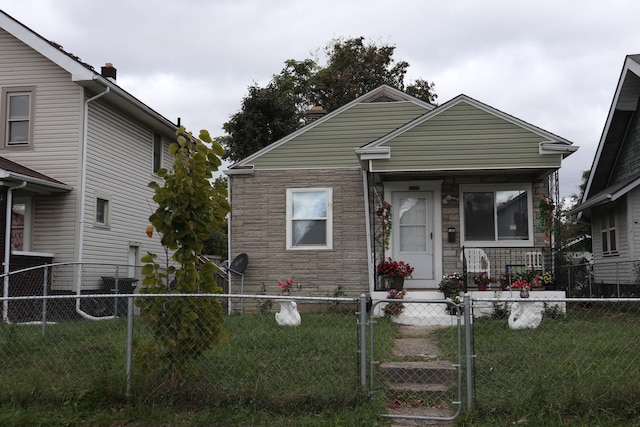 view of bungalow-style house