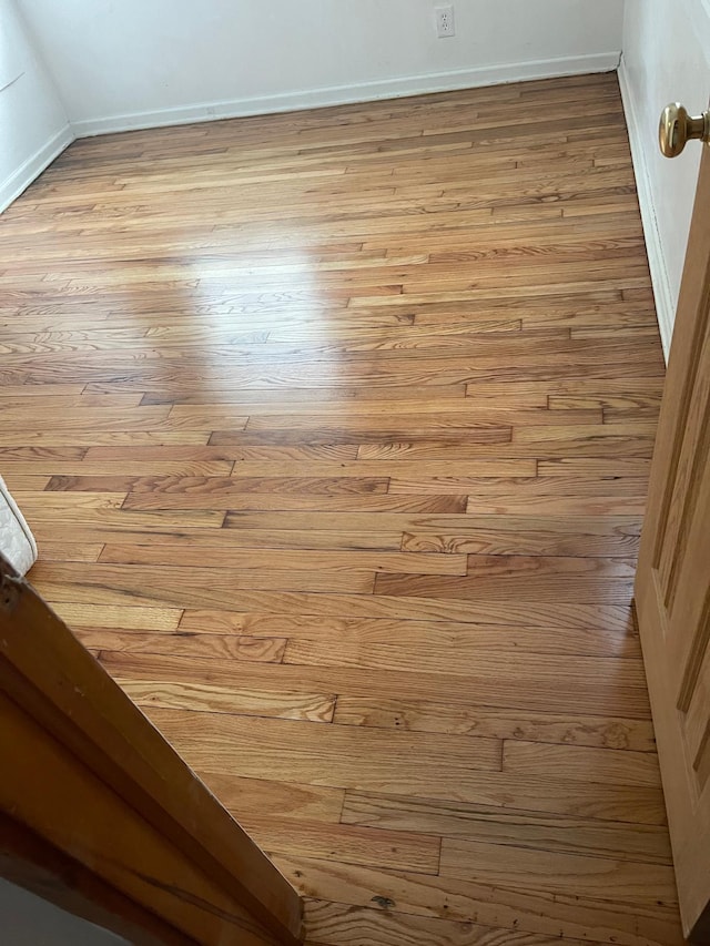 interior details with hardwood / wood-style flooring