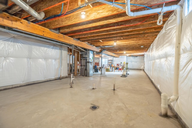 11996 Ficus Field Way, Plain City, OH 43064 - unfinished below grade area with heating unit
