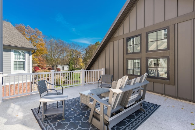 10492 Allen Rd, Pickerington, OH 43147 - view of patio / terrace featuring a storage unit