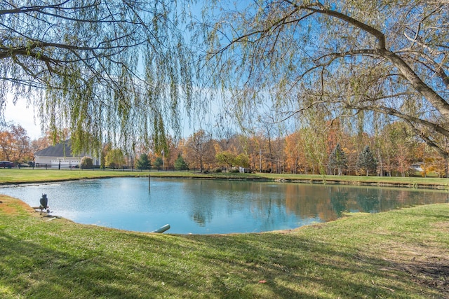 10492 Allen Rd, Pickerington, OH 43147 - water view featuring a heavily wooded area