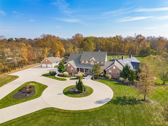 10492 Allen Rd, Pickerington, OH 43147 - view from above of property with a forest