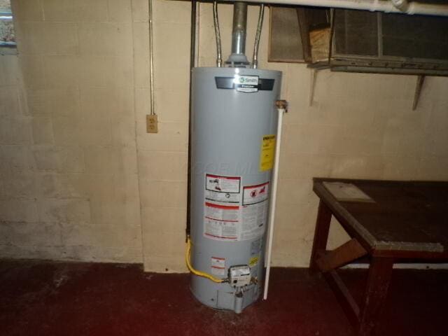 utilities with gas water heater