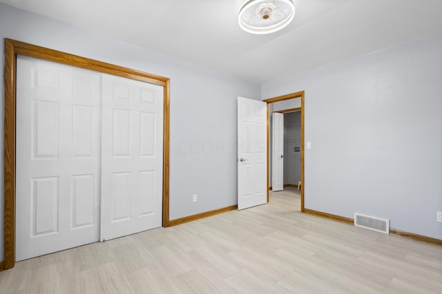5608 Cardinal Dr, Orient, OH 43146 - unfurnished bedroom featuring light wood-type flooring and a closet