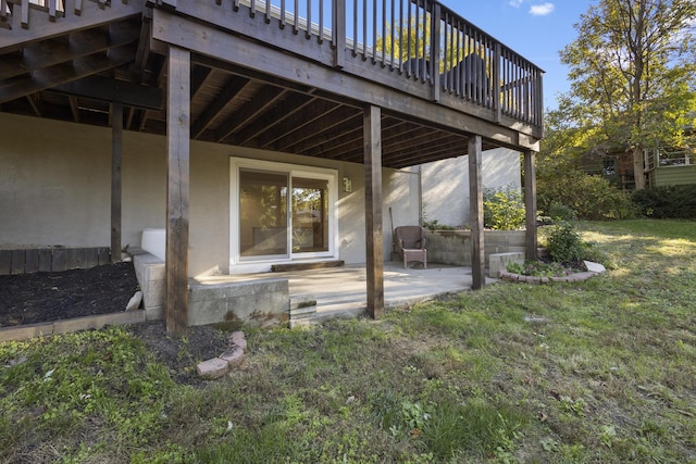 5608 Cardinal Dr, Orient, OH 43146 - view of patio featuring a deck