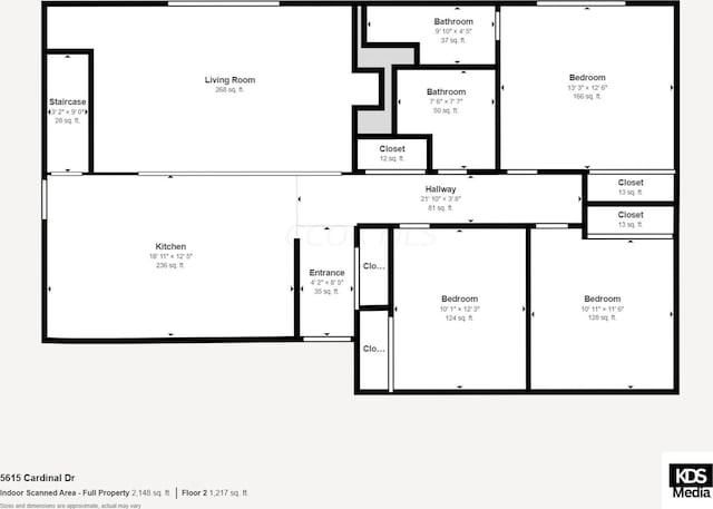 5608 Cardinal Dr, Orient, OH 43146 - view of floor plan / room layout