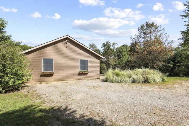 view of side of property