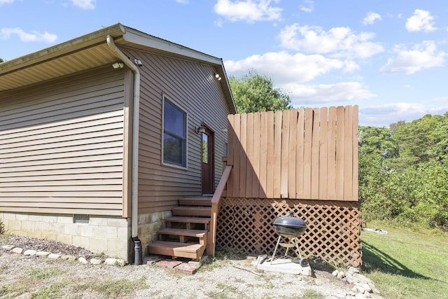 view of property exterior