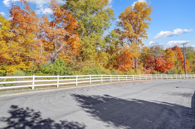 view of road