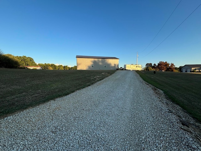 view of road