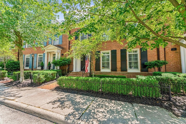 view of colonial inspired home