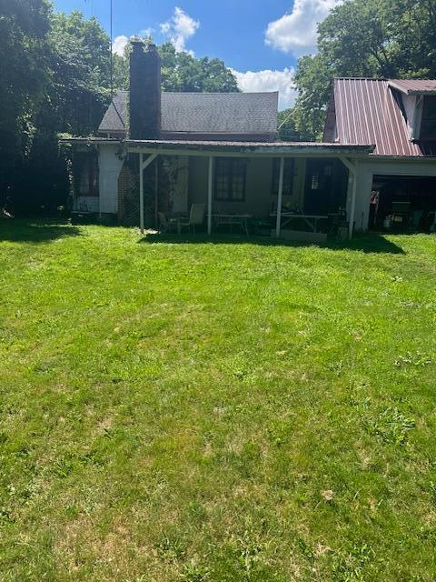 3483 State Route 257, Ostrander, OH 43061 - rear view of property with a lawn