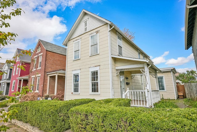 view of front of home