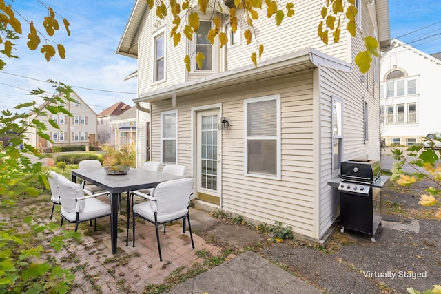 2402 E Ave, Columbus, OH 43202 - view of patio / terrace featuring grilling area and outdoor dining space
