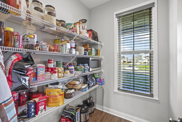 view of pantry