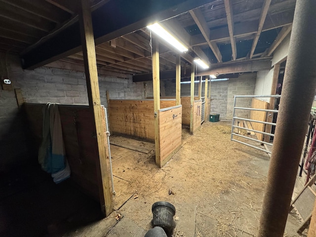 view of stable