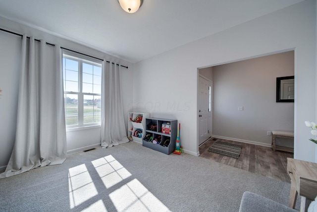 interior space featuring light hardwood / wood-style flooring