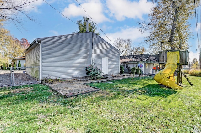 514 Mount Vernon Ave, Thornville, OH 43076 - back of property featuring a playground