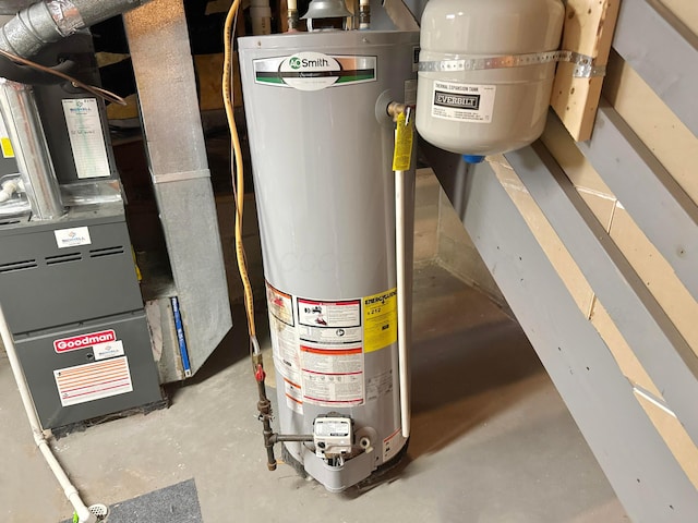 utilities with gas water heater