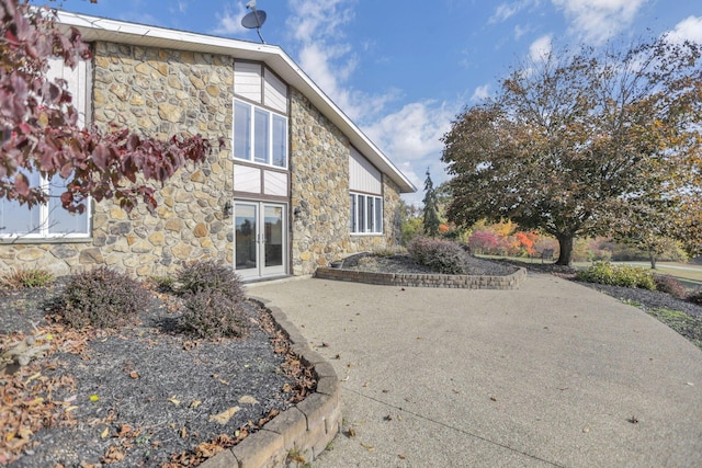 view of rear view of property