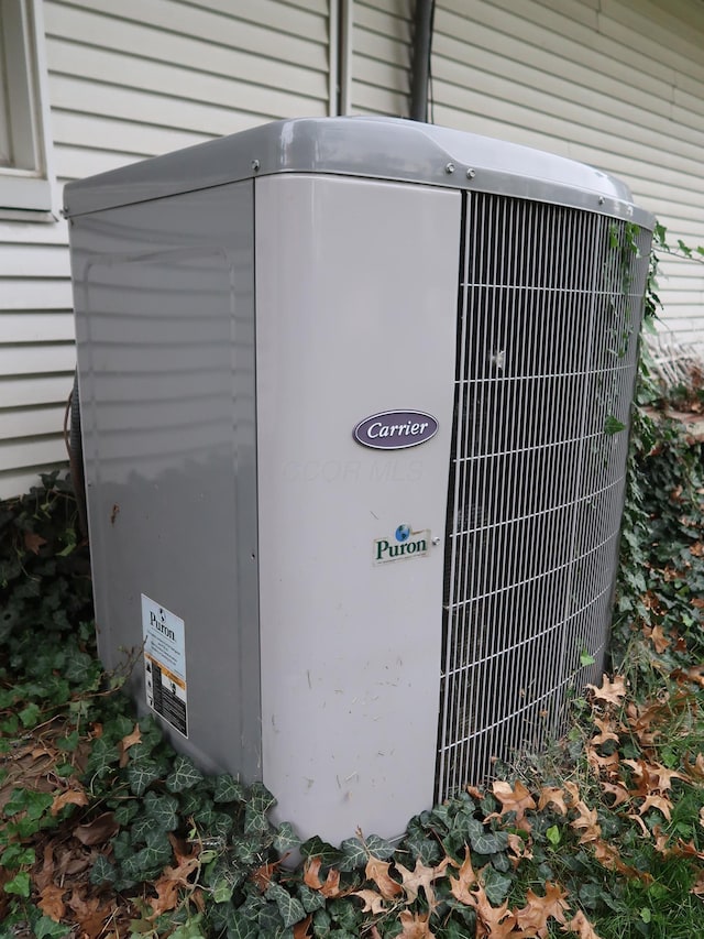 exterior details with cooling unit