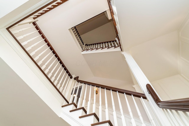 view of staircase