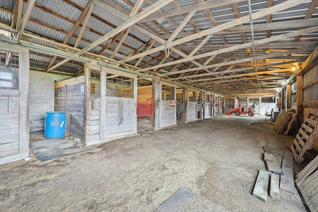 view of stable