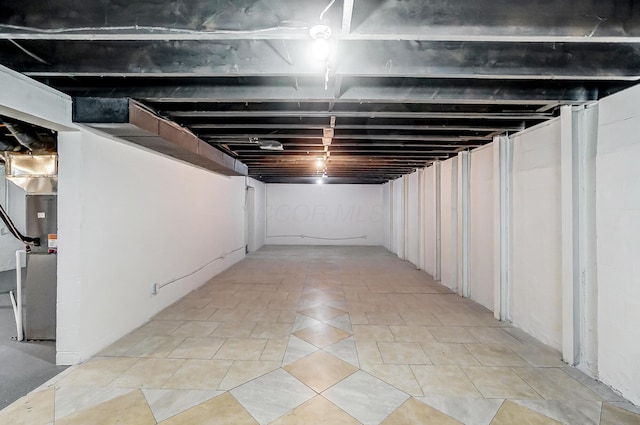 view of basement