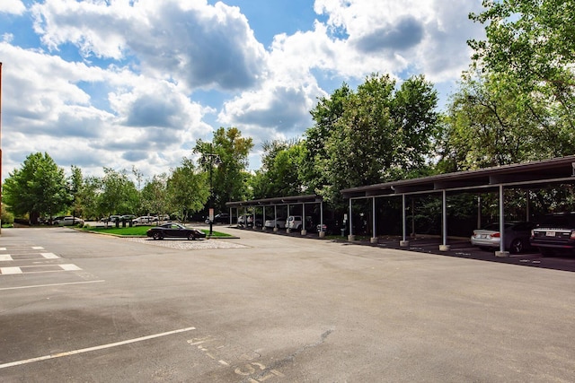 view of car parking