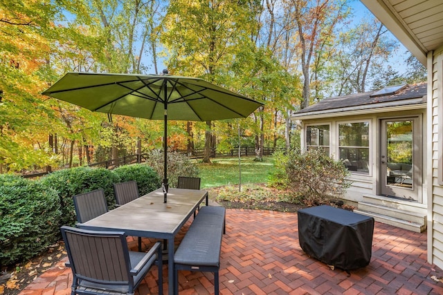 view of patio