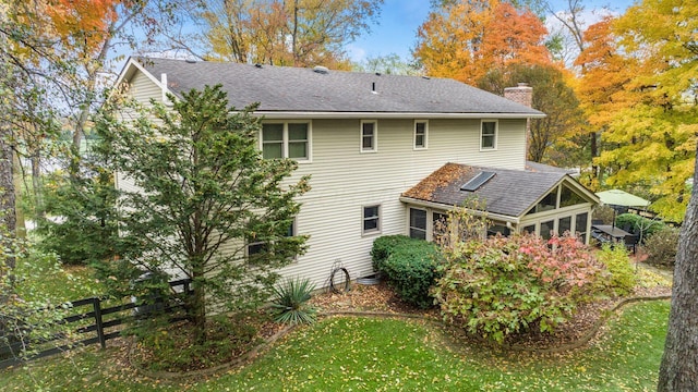 view of rear view of house